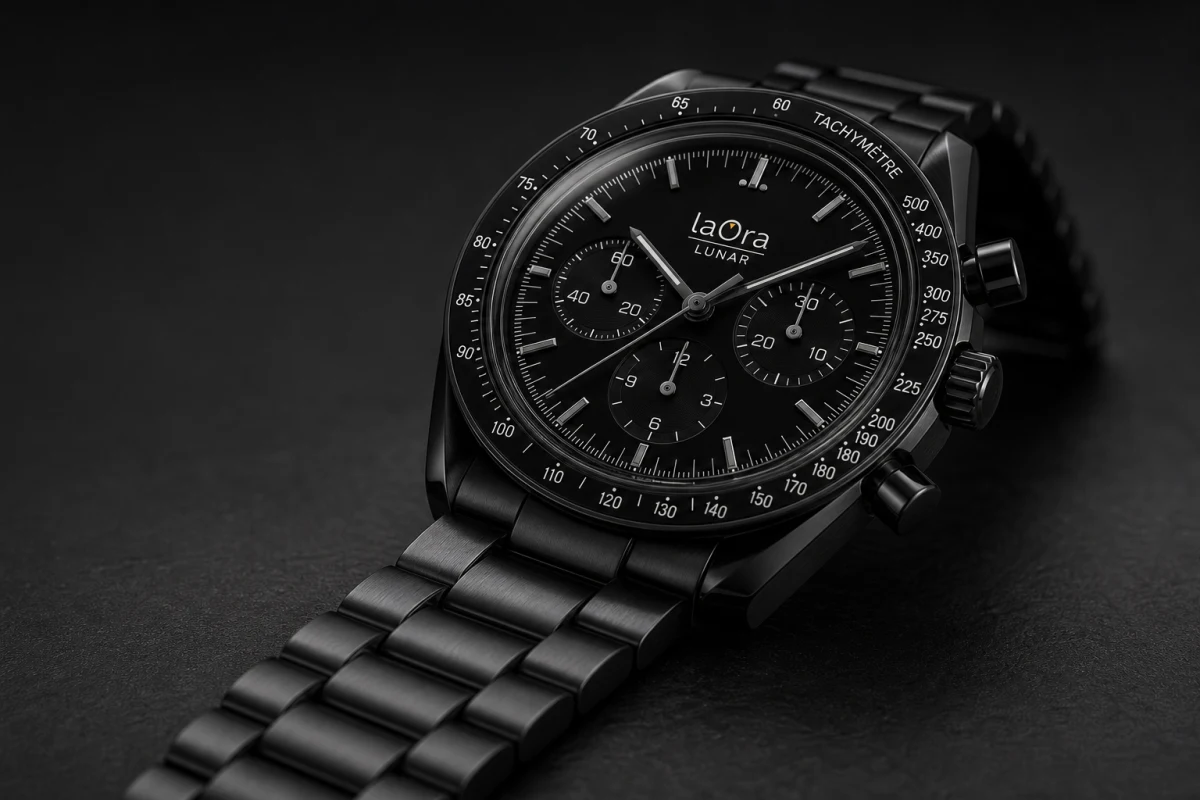 Detalle del reloj laOra Lunar