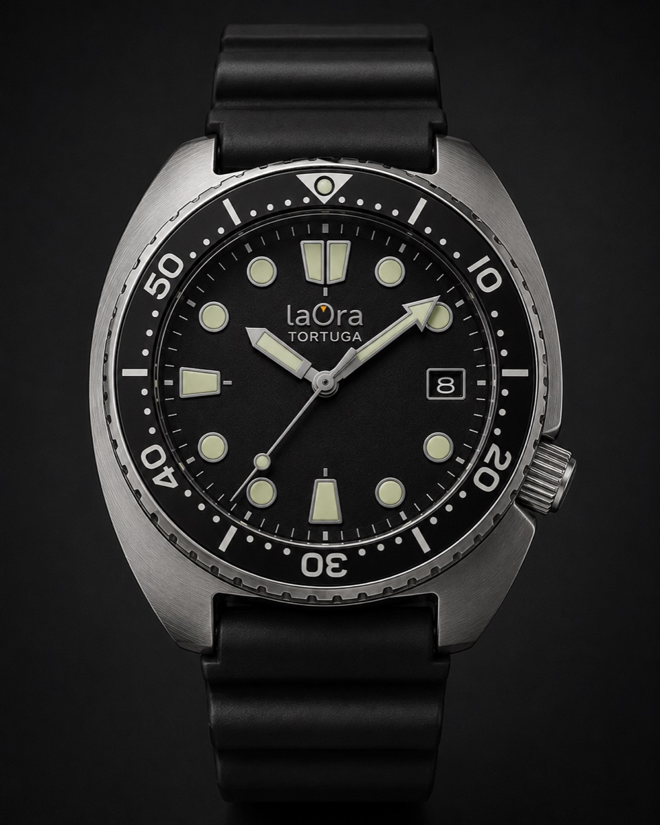 Reloj laOra Tortuga, buceador 200 m